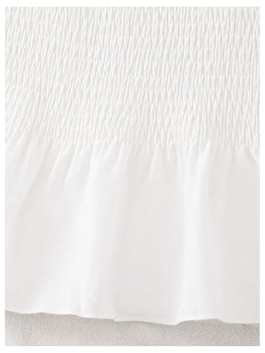 WDIRARA Girl's Smocked Ruffle Hem Tank Top Square Neck Flared Sleeveless Top thumbnail 4