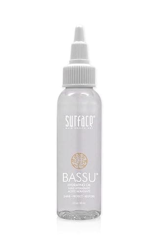 Surface Hair - Bassu Hydrating Oil - Hair Oil with Flax Seed, and Aloe Vera, Moisturize and Hydrate Repair Damaged Hair, Color Safe, 2 Fl Oz - Image 1