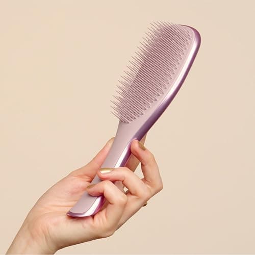 Tangle Teezer Ultimate Detangler Haarbürste – Nasses & Trockenes Haar – Entwirrungsbürste für Alle Haartypen – Zweistufige Borsten Reduzieren Haarbruch & Knoten – Mauve Kupfer mit Chrom-Finish thumbnail 4