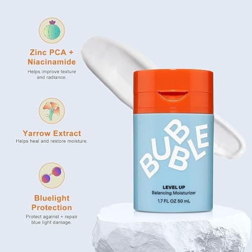 2 X 50ml Bubble Skincare Slam Dunk Hydrating Moisturizer | Hydration Boost | Vitamin E+Aloevera Juice | Suitable For Normal to Dry Skin | Non-Greasy Finish | Radiant Complexion | Paraben Free thumbnail 4