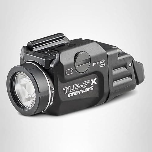Streamlight 69455 TLR-7 X USB 500-Lumen 5000-Candela Compact Tactical Weapon Light with Interchangeable High & Low Switches and Key Kit, Black thumbnail 10