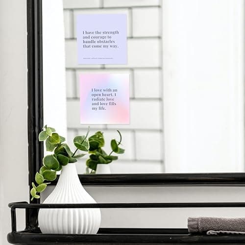 Kind Soul Shower Affirmation Cards - Positive Waterproof Affirmations for Women - Self Care Daily Mindfulness, Manifestation & Motivational Cards (Soul Glow) thumbnail 7