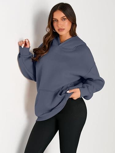 EFAN Womens Hoodies Oversized Sweatshirts Pullover Fleece Sweaters Long Sleeve Winter Fall Outfits Fashion Y2k Clothes thumbnail 2