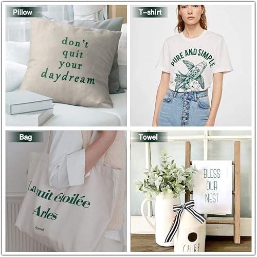 HTVRONT HTV Heat Transfer Vinyl - 12" x 20ft Green HTV Vinyl Rolls for Shirts, Iron on Vinyl for All Cutting Machines - Easy to Cut & Weed for DIY Heat Transfer Design (Green) thumbnail 2