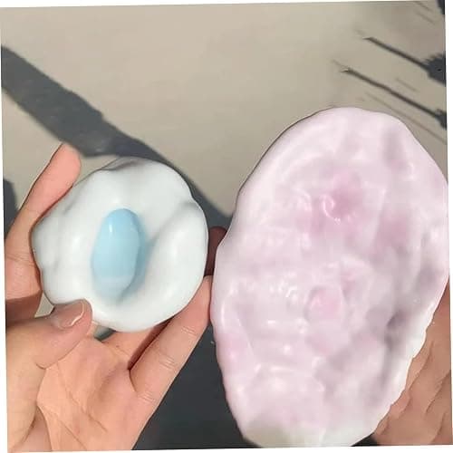 6Pcs Stress Balls, Colorful Sand Glutinous Squeeze Balls for All Ages, Portable Shapeable Anxiety Relief Toys for Office, School, or Travel thumbnail 2