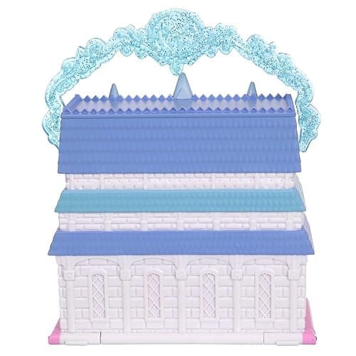DISNEY STORE Official Frozen Castle Micro Play Set, Micro Toy Set Includes Elsa, Anna & Olaf Micro Figures, Travel Toy Portable Playset with Handle, Travel Toys with Surprise Reveals thumbnail 6
