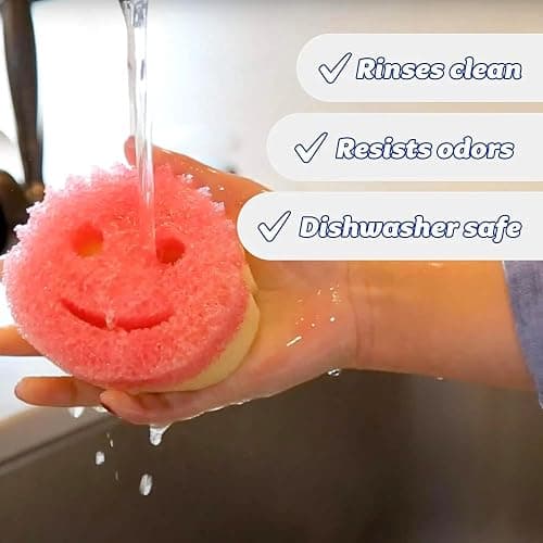 Scrub Daddy Scrub Mommy Dual-Sided Scrubber and Sponge, Variety Pack of 8 thumbnail 4