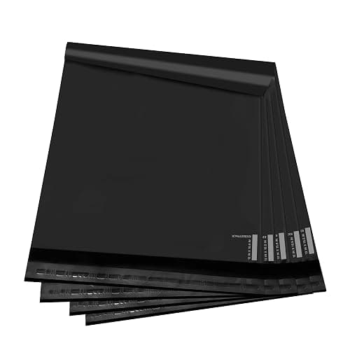 KKBESTPACK Black Poly Mailers 12x15.5 in, Shipping Bags, 200 Pcs | Shipping bags for clothes and mailing bags for packing shirts, hoodies, and apparel. - Image 1