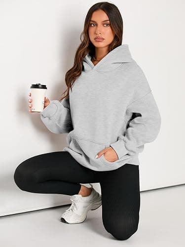 EFAN Womens Hoodies Oversized Sweatshirts Pullover Fleece Sweaters Long Sleeve Winter Fall Outfits Fashion Y2k Clothes thumbnail 5