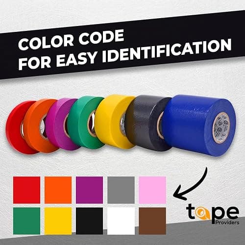 WOD ETC766 Professional Grade General Purpose Pink Electrical Tape UL/CSA Listed core. Vinyl Rubber Adhesive Electrical Tape: 3/4inch X 66ft. - Use at No More Than 600V & 176F (Pack of 1) thumbnail 6