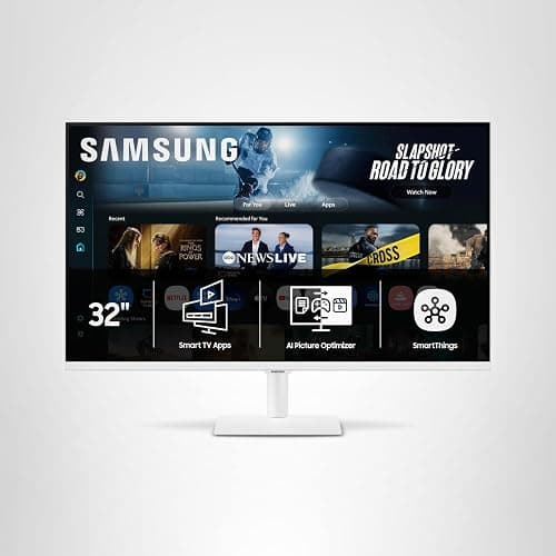 Samsung 32” Smart Monitor M7 (M70F) 4K UHD Display, Samsung Vision AI, Smart TV Apps, Gaming Hub, USB-C, HDMI and USB-A, White, LS32FM703UNXZA, 2025 thumbnail 20