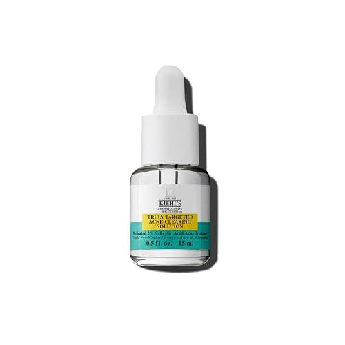 Kiehl's Truly Targeted Acne-Clearing Pimple Patch with 2% Salicylic Acid, Invisible Liquid Spot Treatment, 4% Niacinamide Fades Post-Acne Marks, 0.2% Licorice Root Soothes Redness - 0.5 fl oz - Image 1