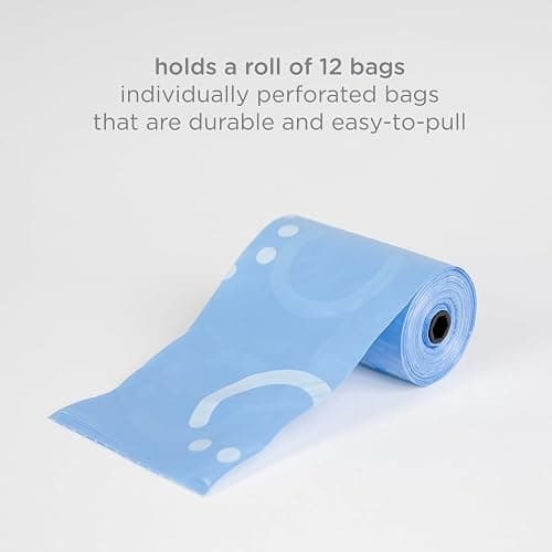 Ubbi Retractable On the Go Bag Dispenser for Travel, Diaper Bag Accessory Must Have for Newborn, Helpful Item, Baby Gift, Lavender Scented, Gray thumbnail 6