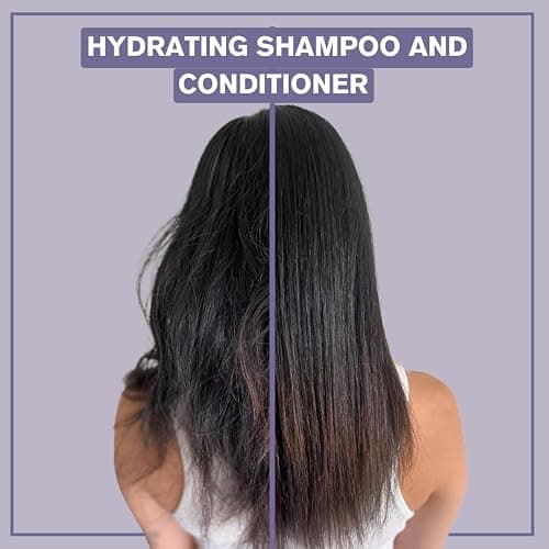 Alcôve - Hydrating Shampoo & Conditioner Duo - All Hair Types - Sulfate-Free - Moisturizing & Nourishing - With Evening Primrose Oil - Mango Extract - Argan Oil - Anti-Frizz - Color-Safe - 10oz thumbnail 3