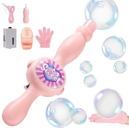 Fog Bubble Machine for Kids, Colorful Smoke Bubble Fog Machine, Christmas Elastic Bubble Fog Wand, Magic Interactive Fog Bubble Maker with Smoke, Christmas Birthday Boy Girl Gifts thumbnail 8