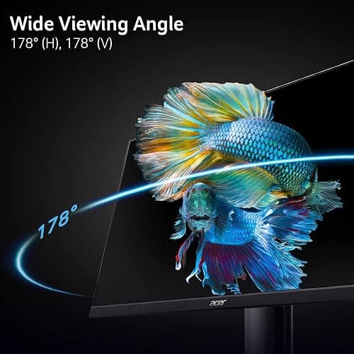 acer 27 Inch Monitor- KB272-27 Inch FHD IPS (1920 x 1080) Display, Up to 120Hz Refresh Rate, 99% sRGB, Tilt, Adaptive-Sync Support (FreeSync Compatible) 1ms (VRB), sRGB 99% Color, HDMI & VGA Ports thumbnail 7