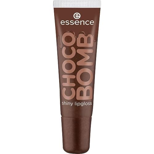 Essence Cosmetics CHOCO BOMB shiny lipgloss, natural, shiny, dewy, shimmery (10ml) - Image 1