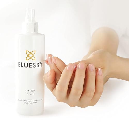 Bluesky 3 in 1 Nail Dehydrator & Hand Sanitiser 250ml - 99.9% Isopropyl Alcohol Antibacterial Spray for Gel Polish Acrylic Nail Prep, Professional Salon & Home Cleanser thumbnail 4