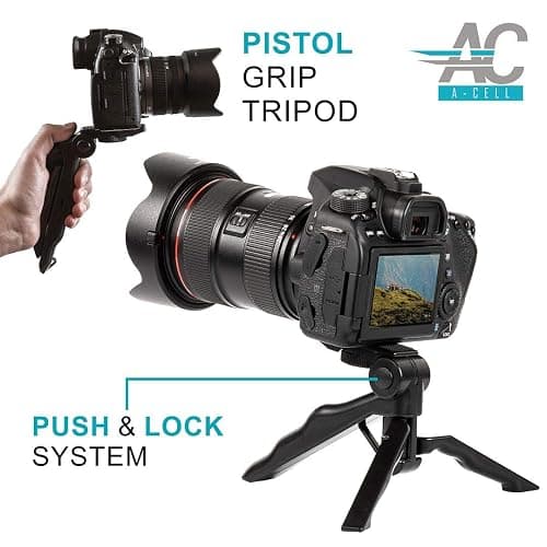 A-Cell 58mm Accessory Bundle for Canon EOS Rebel T7, T6, T5, T3, T100, 4000D, 2000D, 3000D and More with 32GB SanDisk Memory Card, Wide Angle Lens, Telephoto Lens, Tripod, Backpack thumbnail 7