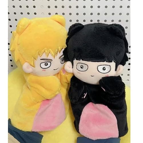 YLQANONG Mob Figure Plush Glove Anime Kageyama Shigeo/Reigen Arataka Soft Plush Stuffed Cushion Mob Anime Figures for Fans 10.24IN thumbnail 6