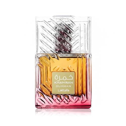 Lattafa Khamrah Dukhan for Unisex Eau de Parfum Spray, 3.4 Ounce / 100 ml - Image 1