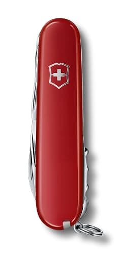 Victorinox Huntsman Swiss Army Knife, 15 Functions, Swiss Made Pocket Knife with Large Blade, Screwdriver, Scissors and Wood Saw - Red thumbnail 3