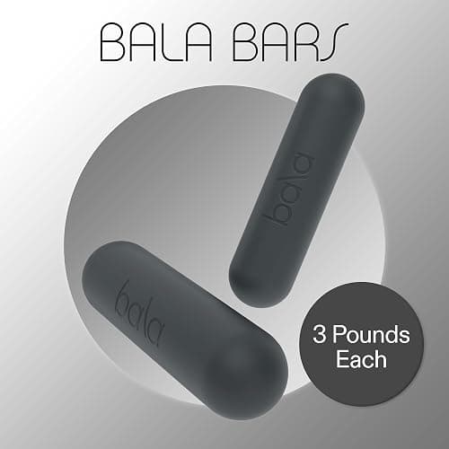Bala Bars Dumbbell Set for Women & Men - Set of 2 Bars Designed for Walking, Strength Training, HIIT, Boxing & Aerobics - Hand Weights for Working Out at Home thumbnail 2