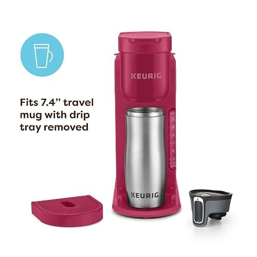 Keurig K-Express Single Serve K-Cup Pod Coffee Maker, 3 Brew Sizes, Strong Button Feature, 42oz Removable Reservoir, Holiday Berry thumbnail 7