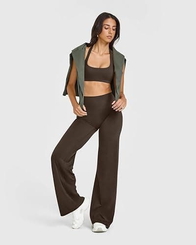 OQQ Yoga Pants Women High Waist Stretch Casual Soft Straight Leg Bottoms thumbnail 4