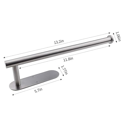 Paper Towel Holders for Kitchen,Paper Towels Bulk- Self-Adhesive Under Cabinet,Both Available in Adhesive and Screws,Stainless Steel thumbnail 3