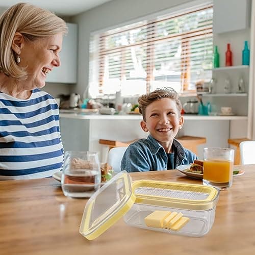 2-in-1 Butter Slicer & Storage Container, 8 oz Capacity, with Airtight Lid, Easy Slice & Store Solution for Fridge & Countertop – Perfect for Kitchen Use thumbnail 9