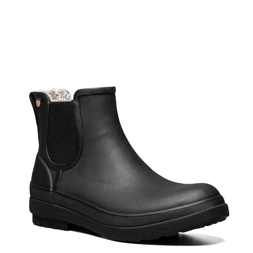 BOGS Women's Amanda Plush II Chelsea Boot - 12 - Black - Image 1