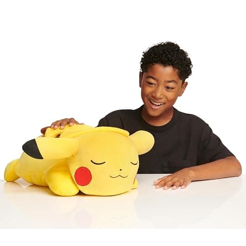 Pokémon Pikachu Sleeping Plush - 18-Inch Premium Plush in Sleeping Pose - Image 1