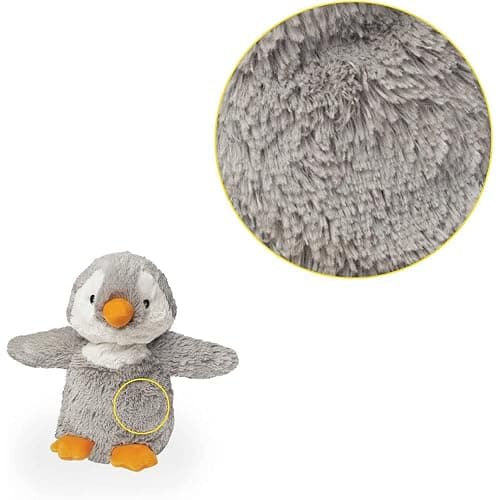 warmies Microwavable Stuffed Animal, Penguin, Heated Stuffed Animal, Gray | 90 Sec Microwave Heat, 2-3 Hr Freezer Chill, Scented with Calming French Lavender, Weighted Plush Comfort thumbnail 3