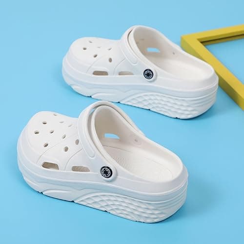 Meidiastra Women's Platform Clogs Slippers Slip On Slide Wedge Sandals for Women thumbnail 7