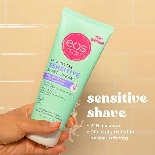 eos Shea Better Sensitive Skin Women's Shave Cream- Fragrance-Free, 2-pack of 7 oz containers thumbnail 2