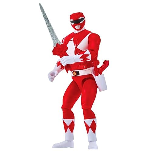 Mighty Morphin Power Rangers: Re-Ignition - Auto-Morphin Red Ranger Action Figure by Playmates Toys thumbnail 3