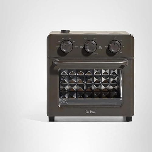 Our Place Wonder Oven | 6-in-1 Stainless Steel Air Fryer Toaster Oven Combo with Basket, Rack, Pan & Tray | Compact 13 QT Countertop Capacity - Toast, Roast, Bake, Reheat, Broil & Steam | Char thumbnail 9