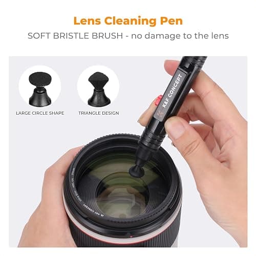 K&F CONCEPT 15-1 Professional Cleaning Kit for DSLR Cameras and Sensitive Electronics, Bundle with Lens Cleaner - Camera Accessories & Photography Accessorie for DSLR Camera Lens Filter Cell Phones thumbnail 4