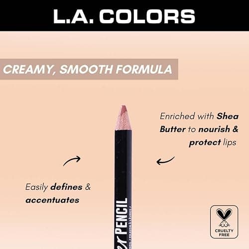 L.A. COLORS Lipliner Pencil, Black CP520A thumbnail 4