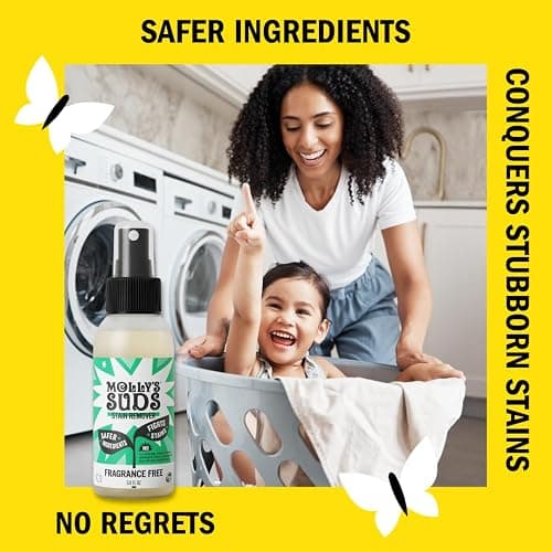 Molly's Suds Stain Remover Spray | Gentle Yet Powerful, Great for Baby & Pet Stains | Clean, Simple Ingredients (Fragrance Free) (3 Fl Oz (Pack of 1)) thumbnail 3