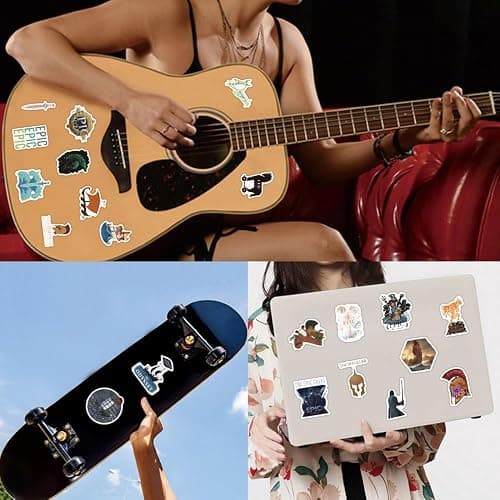57PCS Epic The Musical Stickers Pack Vinyl Aesthetics Stickers for Scrapbooking, Diary, Laptop, Bumper, Skateboard, Water Bottle, Computer, Phone, Cartoon, Hard hat, Car Sticker and Decals thumbnail 7