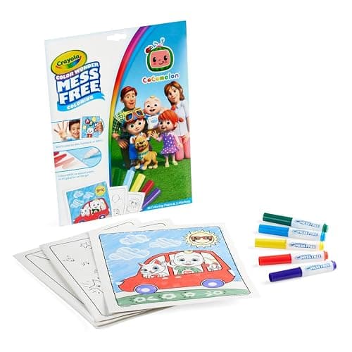 Crayola Cocomelon Color Wonder Coloring Set, Cocomelon Coloring Pages, Mess Free Coloring for Toddlers, Travel Activity, Gift for Kids thumbnail 3