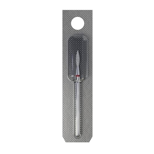 Staleks Pro Diamond Nail Drill Bit Flame Red Expert – 2.1mm Head Diameter, 8mm Working Part – Professional Nail Drill Bit – Diamond Coating – Precise Cuticle & Nail Care thumbnail 2