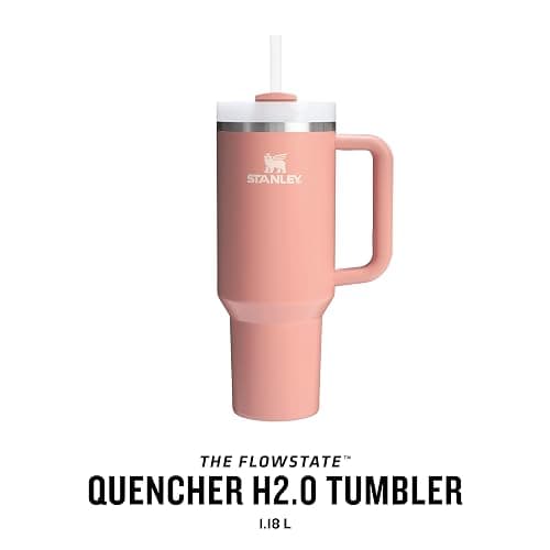 STANLEY Quencher H2.0 Flowstate Tumbler 1.2L - Cold for 11 Hours - Iced for 48 Hours - Metal Water Bottle with Straw, Handle and Lid - Dishwasher Safe - Travel Mug for Cold Drinks thumbnail 3