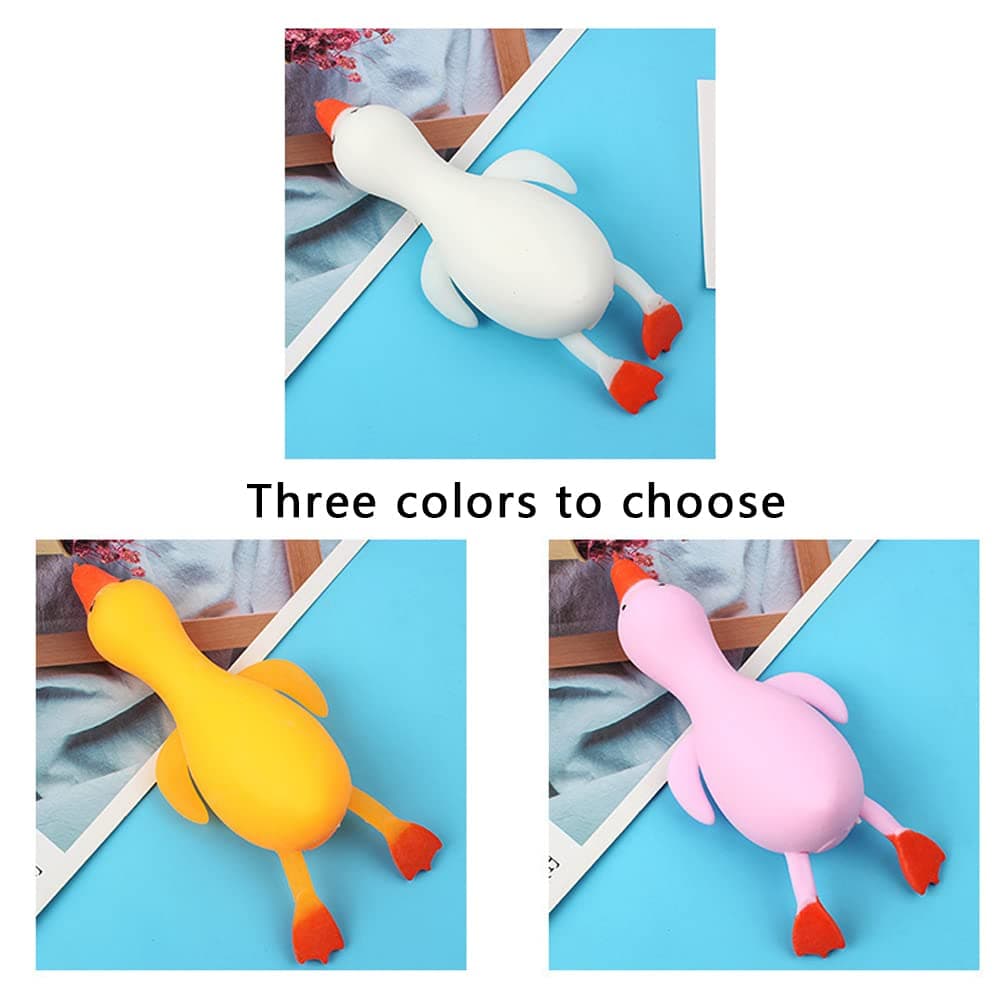 Funny Cute Stretchy Soft Duck Squishy Toys,Squeeze Stress Relief Toys Squishy Fidget Toys,Party Favors for Kids Birthday Gifts,Christmas ,Easter Egg,Classroom Reward thumbnail 4