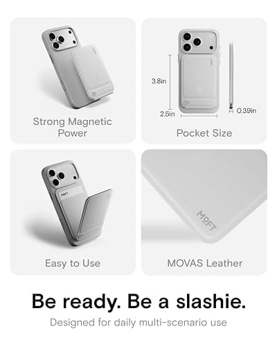 MOFT Trackable Tripod Wallet, Find My MagSafe Wallet Card Holder with Adjustable Phone Tripod Stand, 4-in-1 Magnetic Phone Wallet for iPhone 17/16/15/14/13/12 Series, Slim Minimalist Wallet,Terracotta thumbnail 8