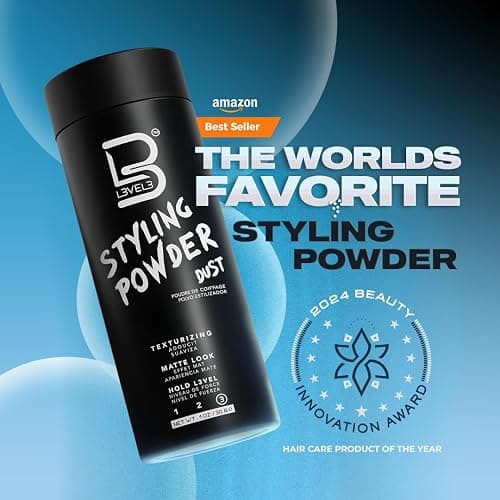L3 Level 3 Styling Powder - Natural Look Mens Powder - Easy to Apply with No Oil or Greasy Residue (Small - 30 Grams) thumbnail 5