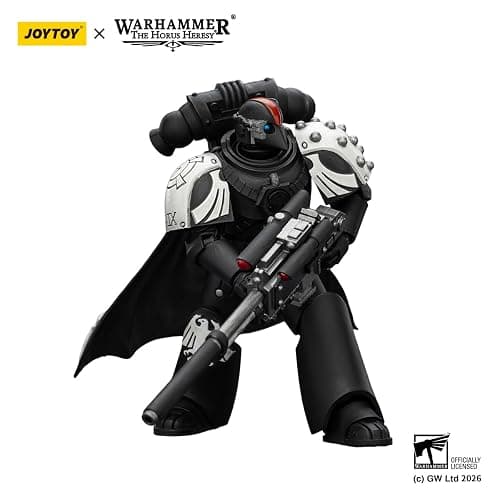 JOYTOY Raven Guard Warhammer 40K 1/18 Action Figures Raven Guard Mor Deythan Shade with Nemesis Bolt Rifle 4.84-Inch Collectible Model Model Birthday Gifts Warhammer Series Model thumbnail 7