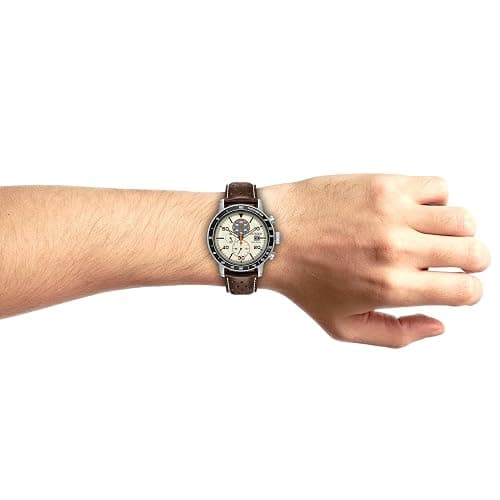Citizen Men's Eco-Drive Weekender Brycen Chronograph Watch Stainless Steel Case thumbnail 12